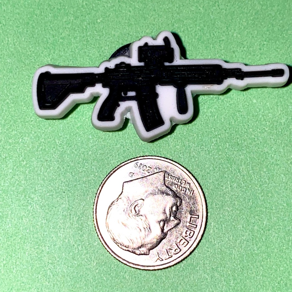 (10 for $15) Gun Crocs Shoe Charms